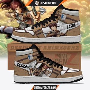 Attack On Titan JD Sneakers Sasha Blouse Custom Anime Shoes