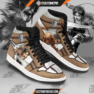 Attack On Titan JD Sneakersren Yeager Custom Anime Shoes