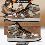 Attack On Titan JD Sneakersren Yeager Custom Anime Shoes