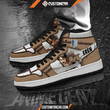 Attack On Titan JD Sneakersren Yeager Custom Anime Shoes