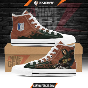 Attack On Titan Jean Kristein High Top Shoes Custom Anime