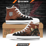 Attack On Titan Reineer High Top Shoes Custom Anime Sneakers