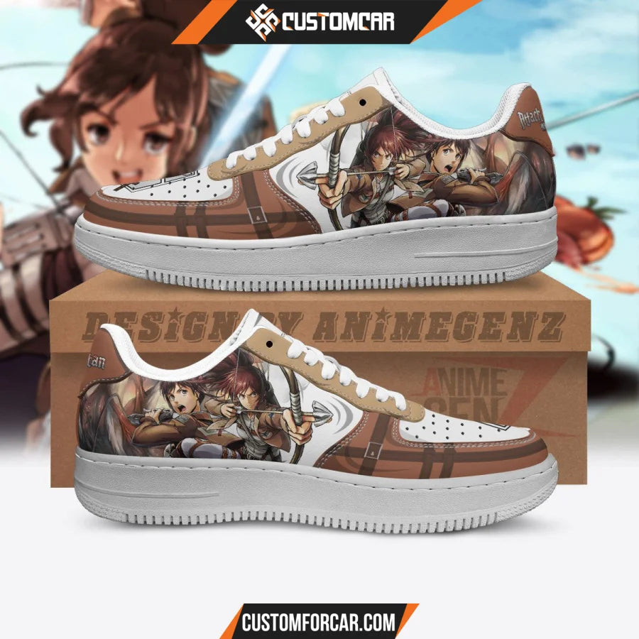 Attack On Titan Sasha Air Sneakers Custom Anime Shoes