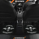 Avenged Sevenfold Car Floor Mats White Skull Head Wings Logo