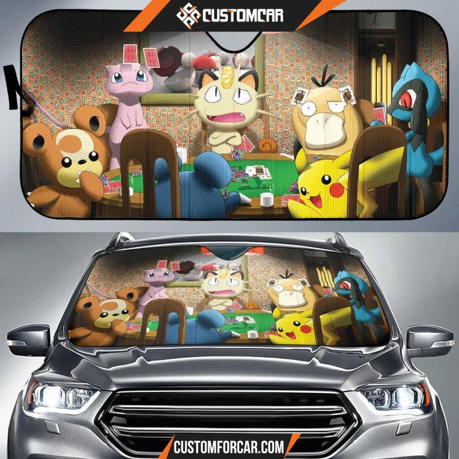 Azurill Marill Mew Pikachu Pokemon Auto Sun Shades