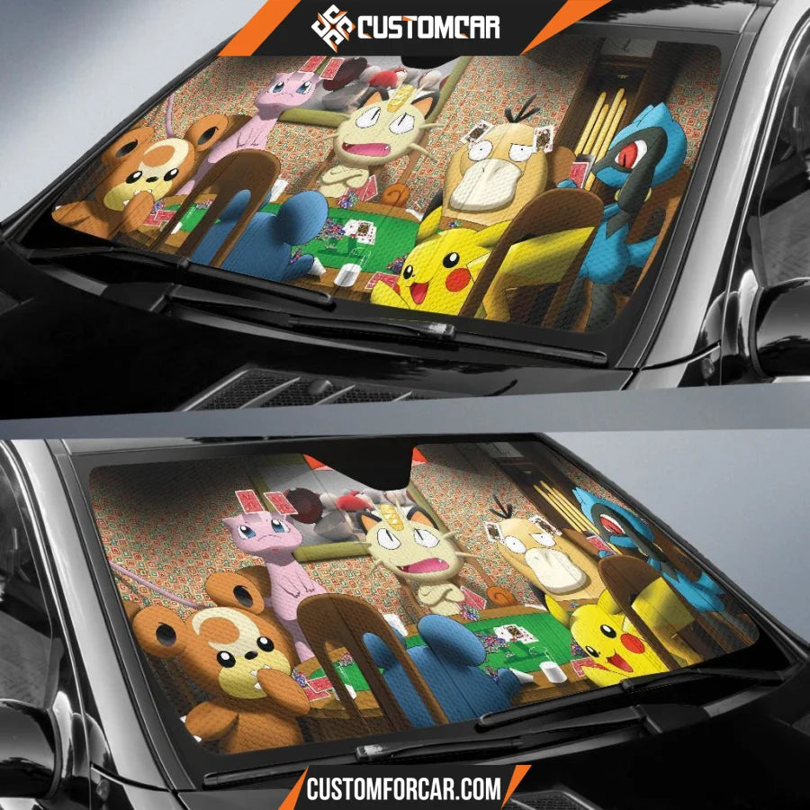 Azurill Marill Mew Pikachu Pokemon Auto Sun Shades