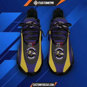 Baltimore Ravens Clunky Sneakers NFL Custom Sport Shoes