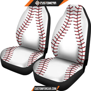 Baseball Stitches Universal Fit Car Seat covers Car 