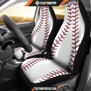 Baseball Stitches Universal Fit Car Seat covers Car 