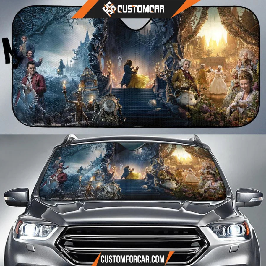 Beauty And The Beast Auto Sun Shades