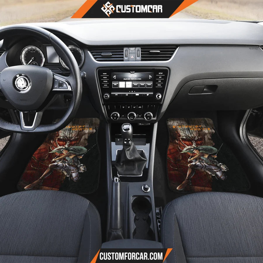 Bertolt Hoover Attack On Titan Car Floor Mats Anime Car
