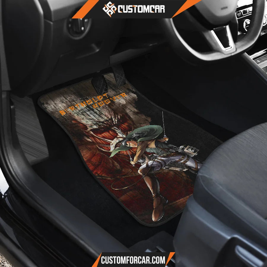 Bertolt Hoover Attack On Titan Car Floor Mats Anime Car