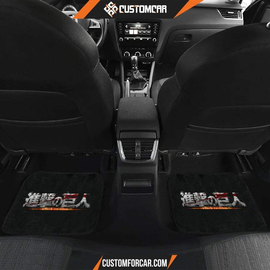 Bertolt Hoover Attack On Titan Car Floor Mats Anime Car