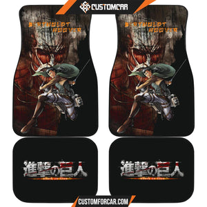 Bertolt Hoover Attack On Titan Car Floor Mats Anime Car