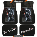 Bertolt Hoover Colossal Titan Attack On Titan Car Floor Mats