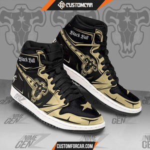 Black Bull JD Sneakers Black Clover Custom Anime Shoes