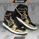 Black Bull JD Sneakers Black Clover Custom Anime Shoes