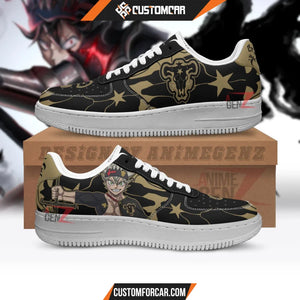 Black Clover Asta Black Bull Sneakers Custom Anime Shoes