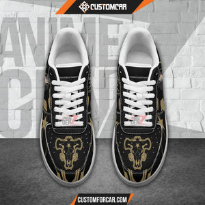 Black Clover Black Bull Air Sneakers Gauche Adlai Custom