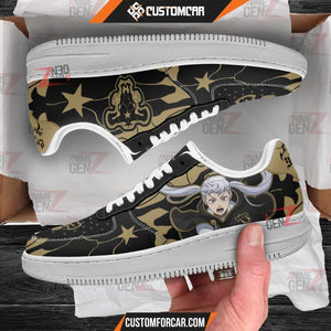 Black Clover Black Bull Sneakers Noelle Silva Custom Anime