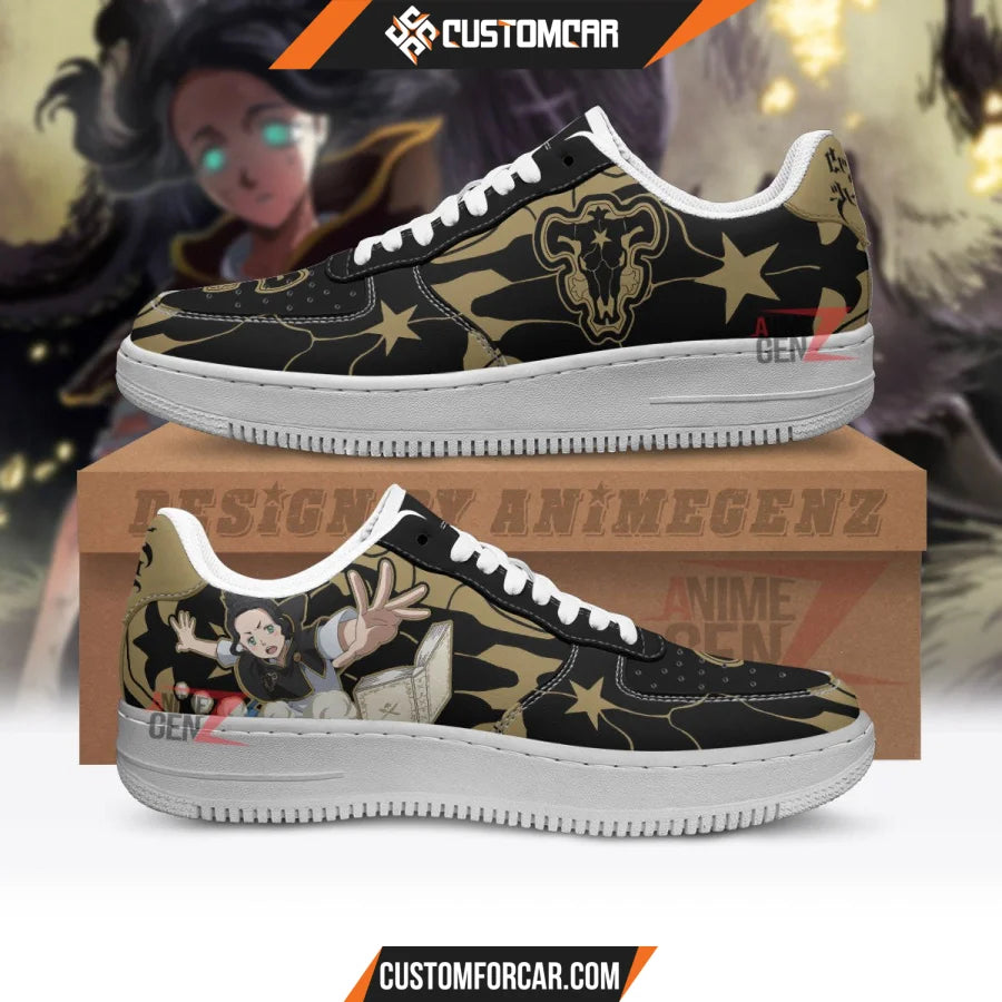 Black Clover Charmy Pappitson Black Bull Sneakers Custom