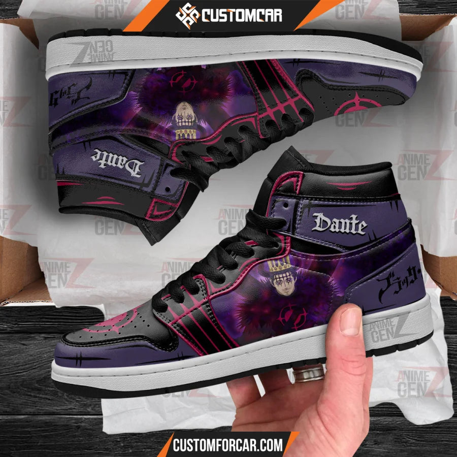 Black Clover Dante Zogratis JD Sneakers Custom Anime Shoes