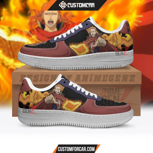 Black Clover Fuegoleon Vermillion Air Sneakers Custom Anime