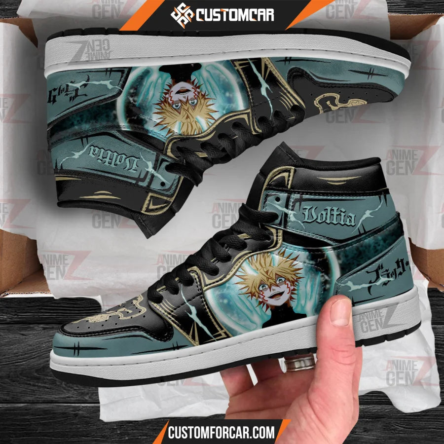 Black Clover Luck Voltia JD Sneakers Custom Anime Shoes