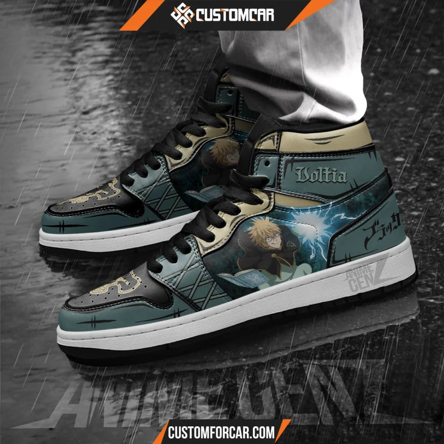 Black Clover Luck Voltia JD Sneakers Custom Anime Shoes