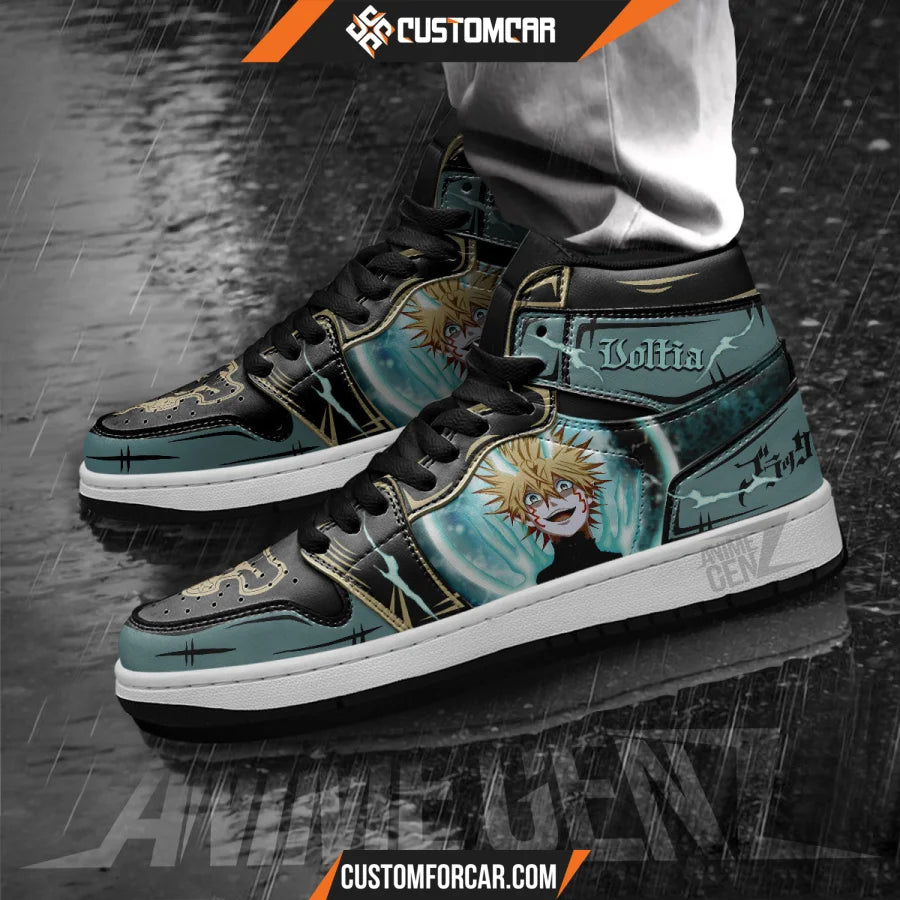 Black Clover Luck Voltia JD Sneakers Custom Anime Shoes