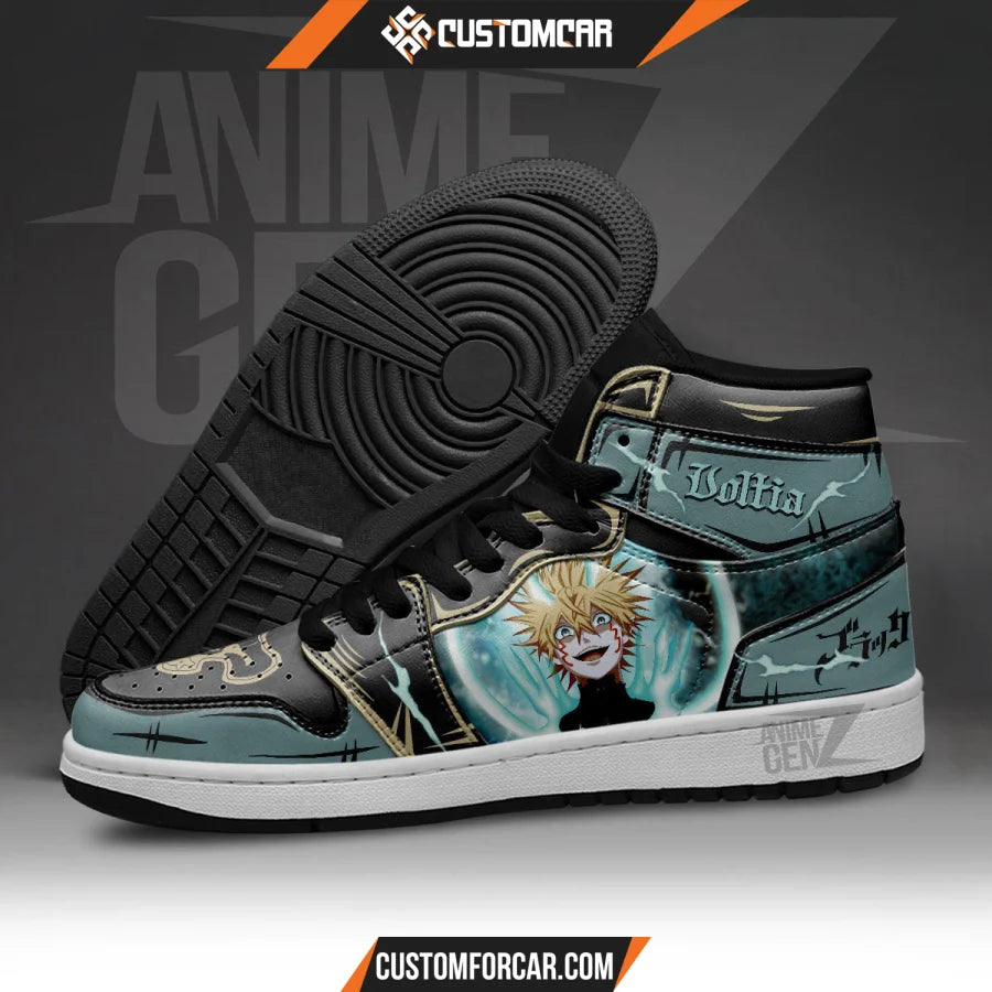 Black Clover Luck Voltia JD Sneakers Custom Anime Shoes