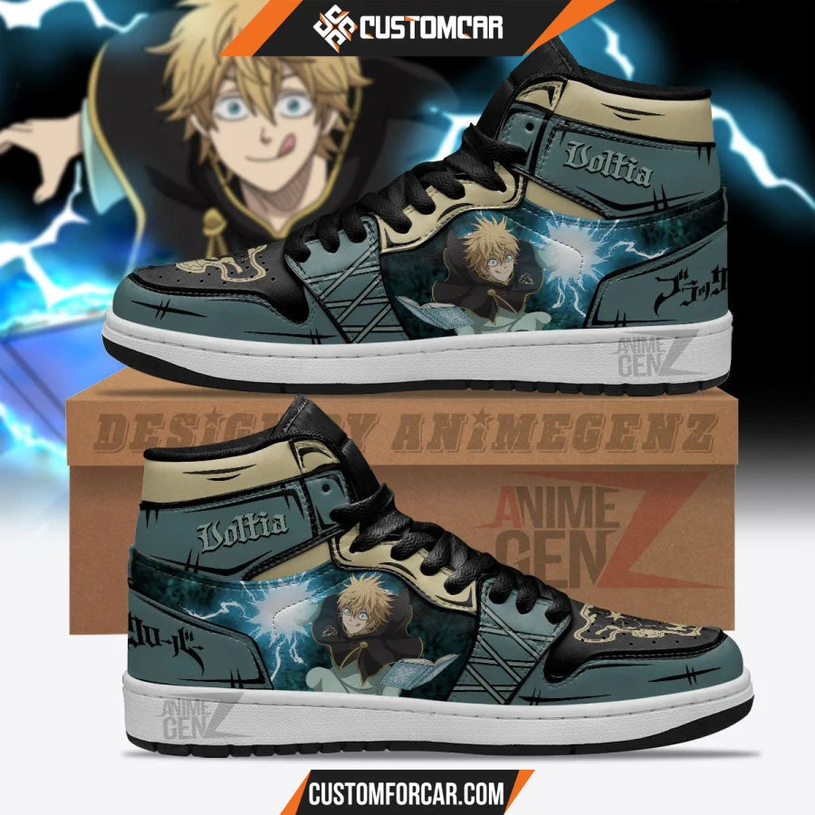 Black Clover Luck Voltia JD Sneakers Custom Anime Shoes