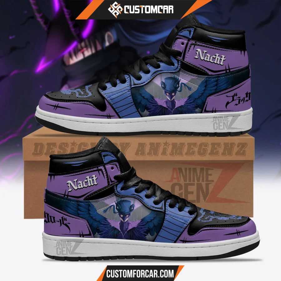 Black Clover Nacht Faust JD Sneakers Custom Anime Shoes