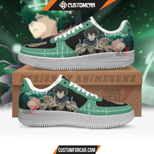 Black Clover Yuno Air Sneakers Custom Anime Shoes