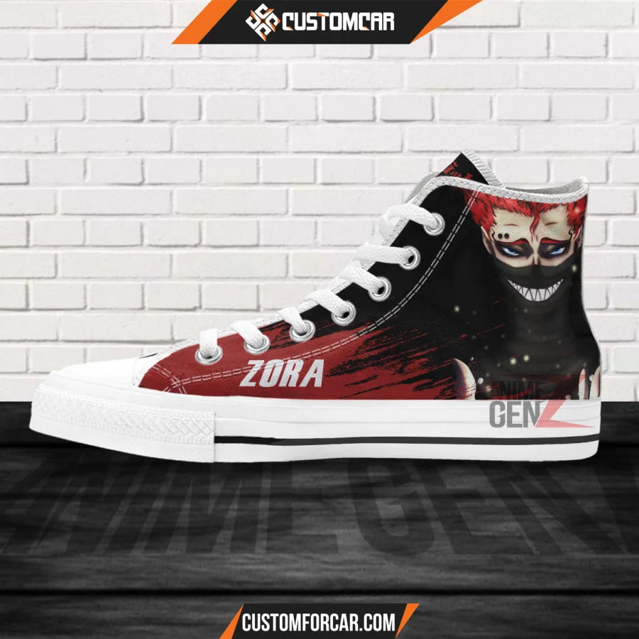 Black Clover Zora Ideale High Top Shoes Custom Anime