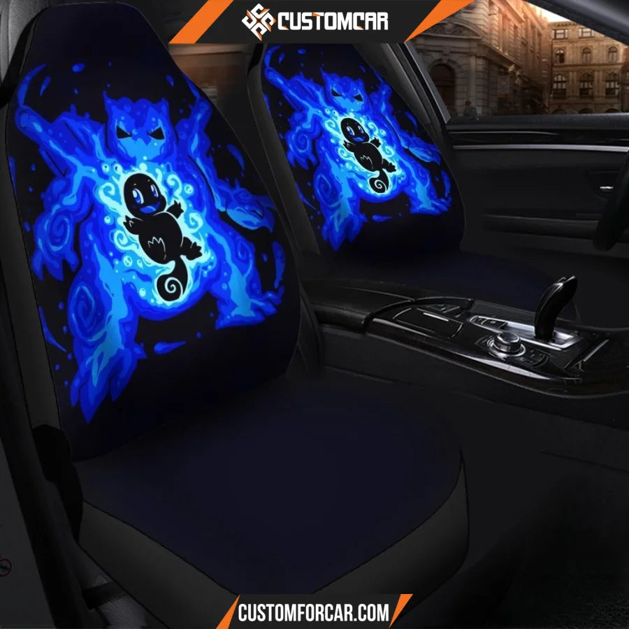 Blastoise And Squirtle Pokemon Anime Car Seat Covers - Car 