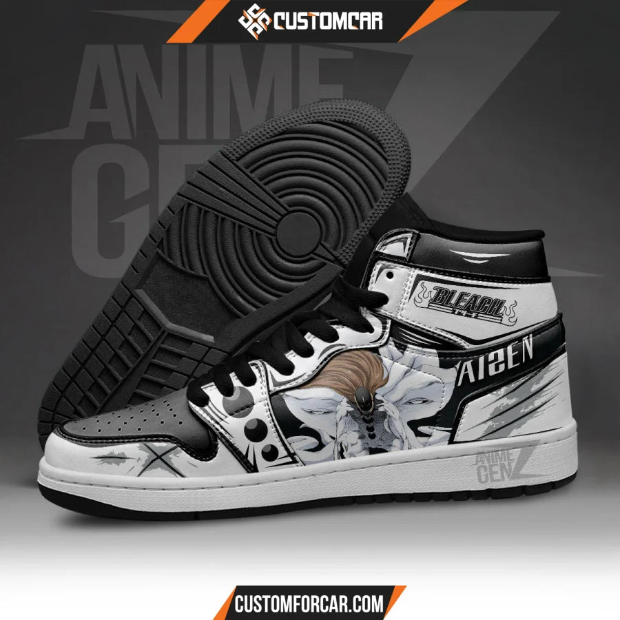 Bleach Aizen Sosuke JD Sneakers Custom Anime Shoes