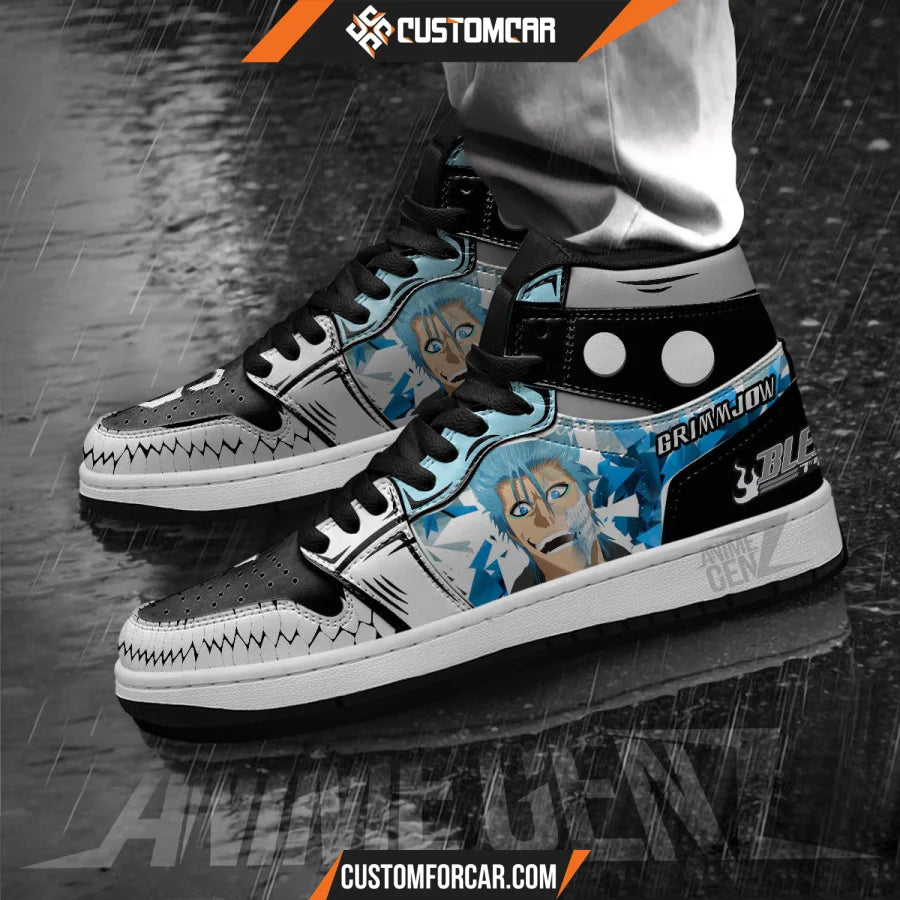 Bleach Grimmjow Jaegerjaquez JD Sneakers Custom Anime Shoes