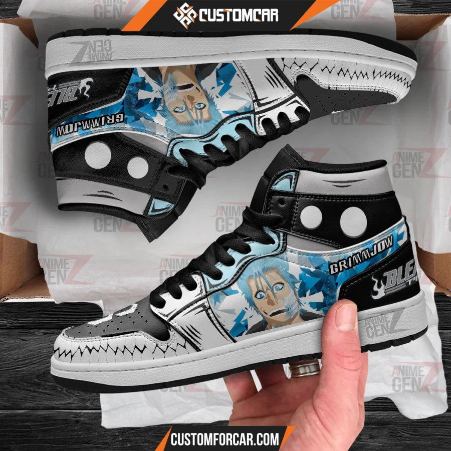 Bleach Grimmjow Jaegerjaquez JD Sneakers Custom Anime Shoes