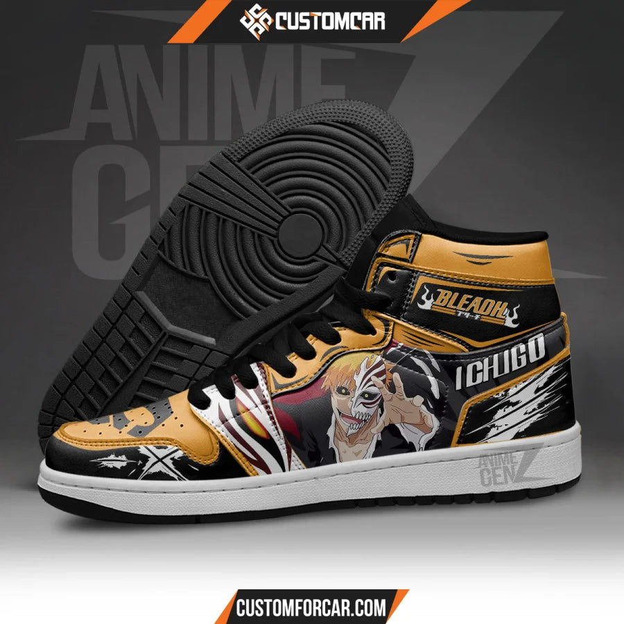 Bleach JD Sneakers Kurosaki Ichigo Holow Mask Custom Anime