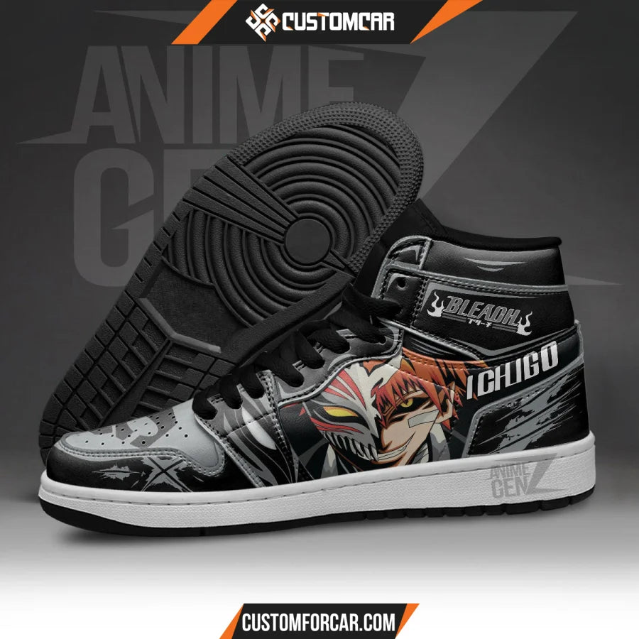 Bleach JD Sneakers Kurosaki Ichigo Holow Mask Custom Anime