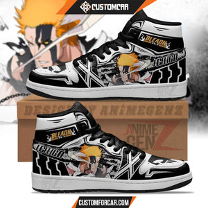 Bleach JD Sneakers Kurosaki Ichigo True Bankai Custom Anime