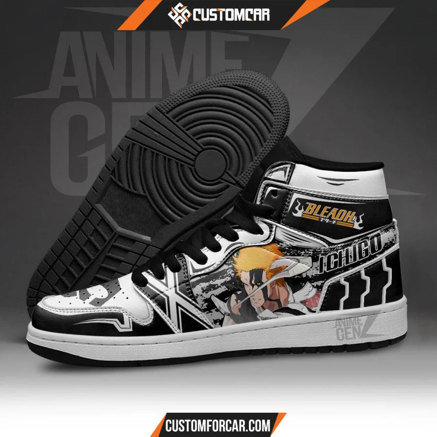 Bleach JD Sneakers Kurosaki Ichigo True Bankai Custom Anime