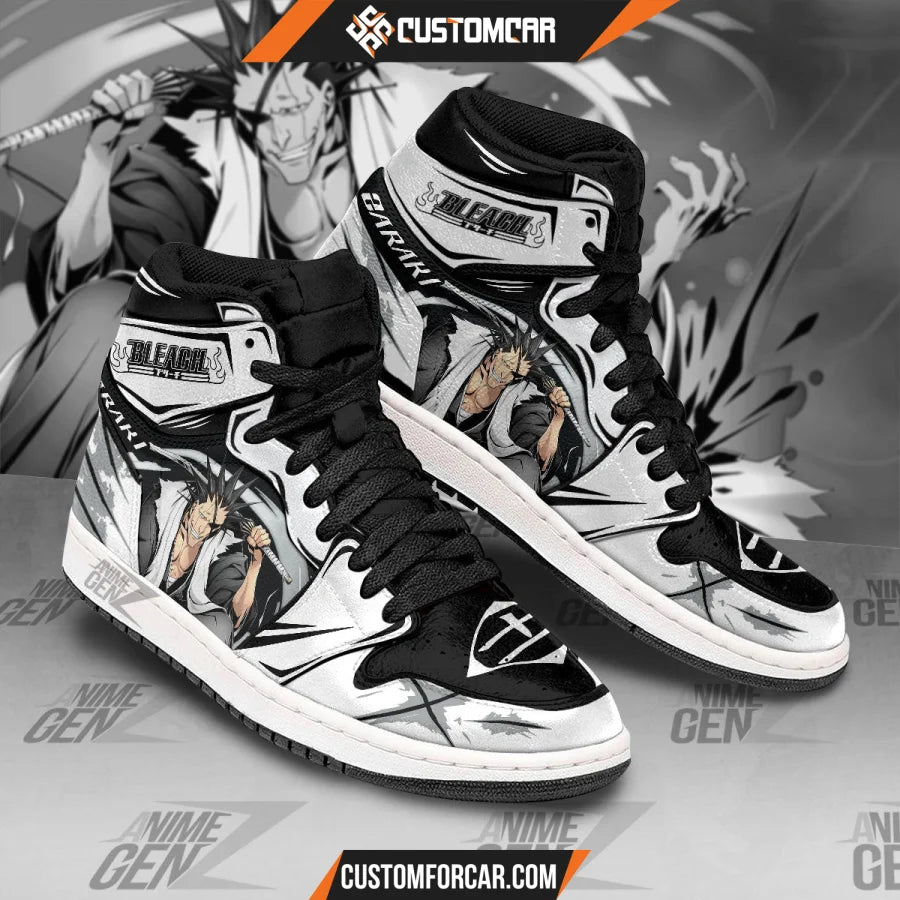 Bleach Kenpachi Zaraki JD Sneakers Custom Anime Shoes