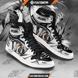 Bleach Kenpachi Zaraki JD Sneakers Custom Anime Shoes