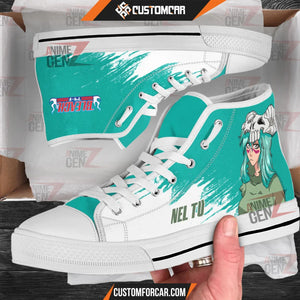 Bleach Nel Tu High Top Shoes Custom Anime Sneakers