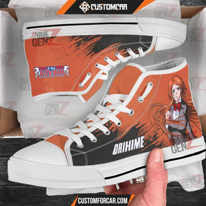 Bleach Orihime Inoue High Top Shoes Custom Anime Sneakers