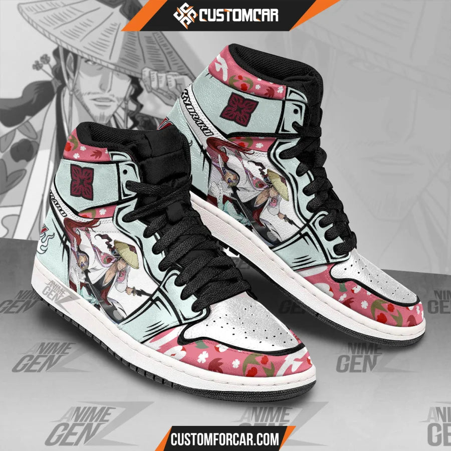 Bleach Shunsui Kyoraku JD Sneakers Custom Anime Shoes