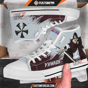 Bleach Yhwach High Top Shoes Custom Anime Sneakers