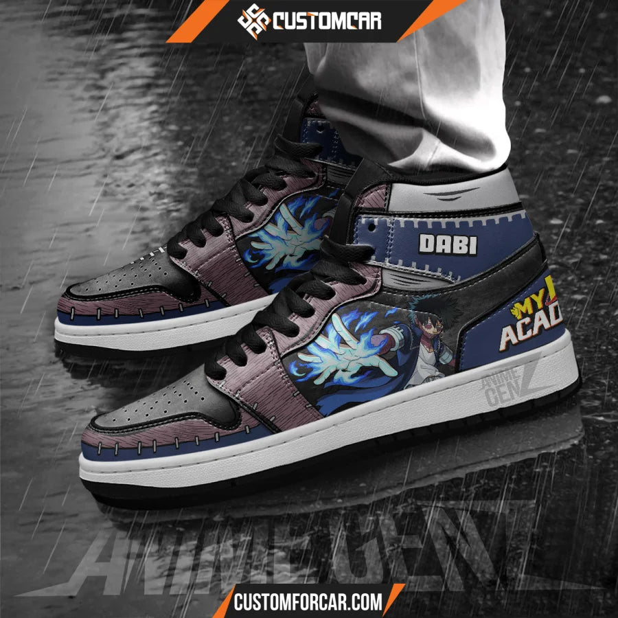 BNHA Dabi JD Sneakers Custom My Hero Academia Anime Shoes